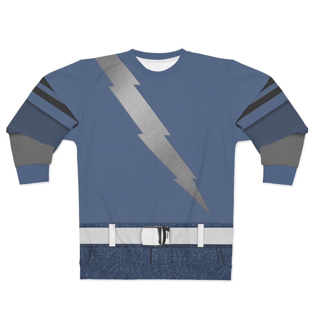 Blue Quicksilver Long Sleeve Sweatshirt, WandaVision TV Series Costume