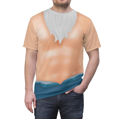 King Triton Shirt, Little Mermaid Costume