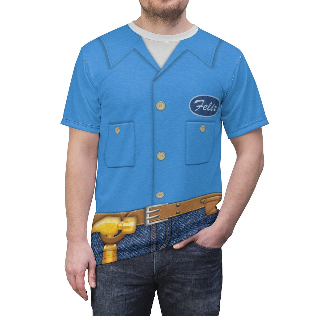 Felix Shirt, Wreck-It Ralph Costume