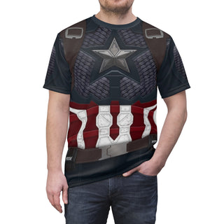 Captain America Shirt, Avengers Endgame Costume