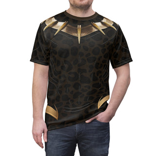 Erik Killmonger Jaguar Shirt, Black Panther Costume