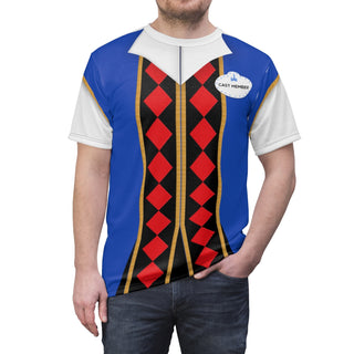 Blue Fantasyland Cast Member Shirt, Cast Member Merch Costume