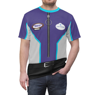 Epcot Spaceship Earth Shirt, Epcot Cast Member Merch Uniform Costume