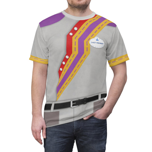 Tomorrowland Speedway Shirt, Magic Kingdom Cast Member Uniform Costume