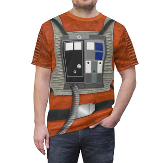 Luke Skywalker Flight Suit Shirt, Star Wars Costume