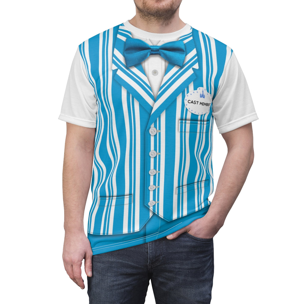 Blue Dapper Dan Shirt, The Dapper Dans Costume