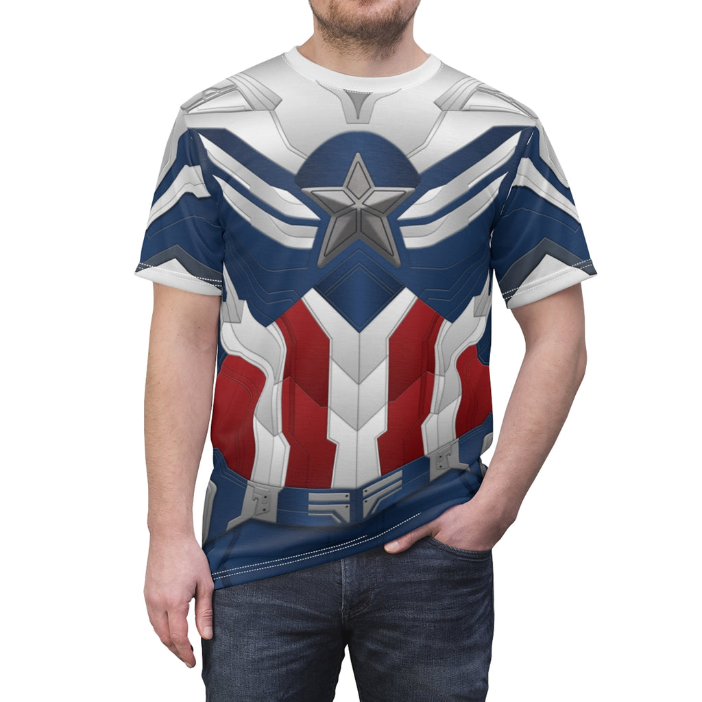 Captain America Falcon Shirt, The Falcon and the Winter Soldier Costume