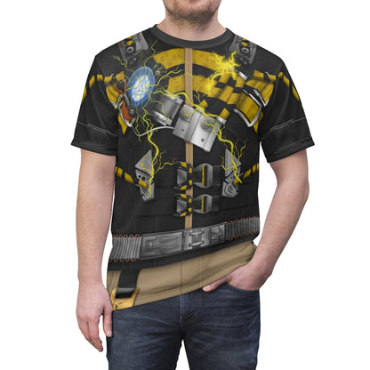 Electro Shirt, Disney Marvel Avengers Cosplay Costume