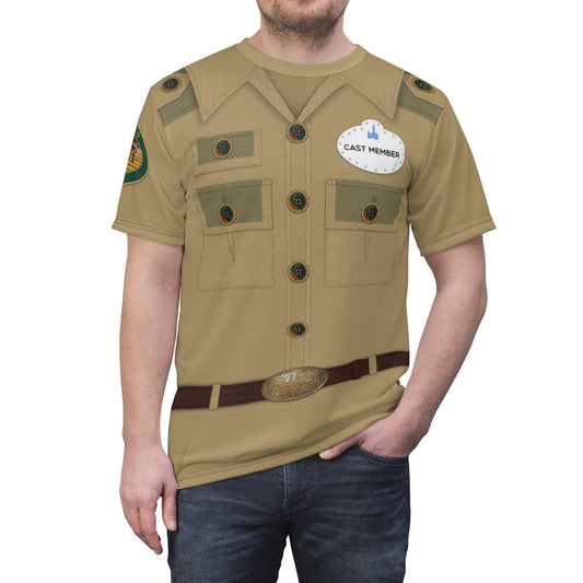 Kilimanjaro Safaris Shirt, Disney Cast Member Cosplay Costume