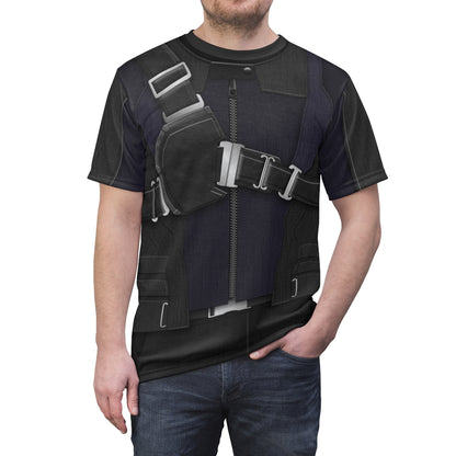 Hawkeye Shirt, Disney Marvel Clint Barton Cosplay Costume