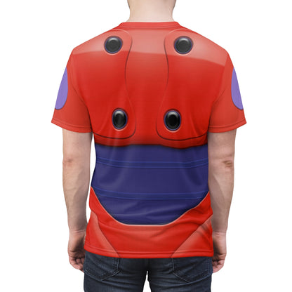 Baymax Red Armor Shirt, Disney Big Hero 6 Costume