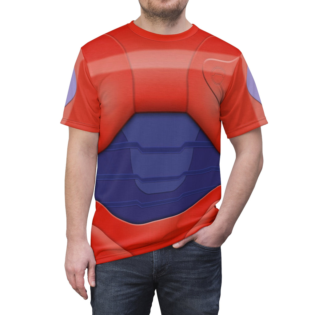 Baymax Red Armor Shirt, Disney Big Hero 6 Costume