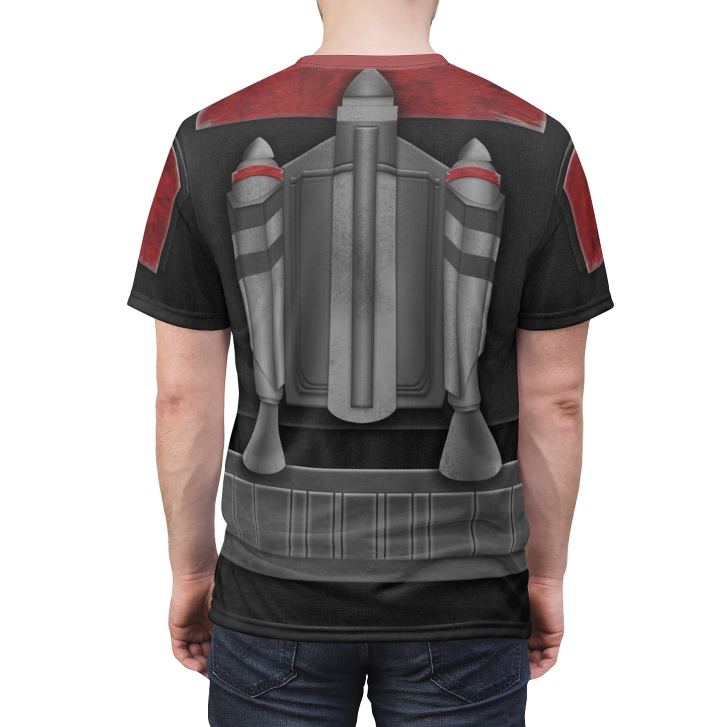 Red Death Watch Shirt, Mandalorian Costume