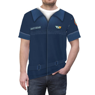 Buzz Lightyear Blue Uniform Shirt, Lightyear 2022 Costume