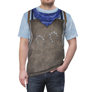 Cadaver Dans Horseshoe Apron Shirt, Haunted Mansion Costume