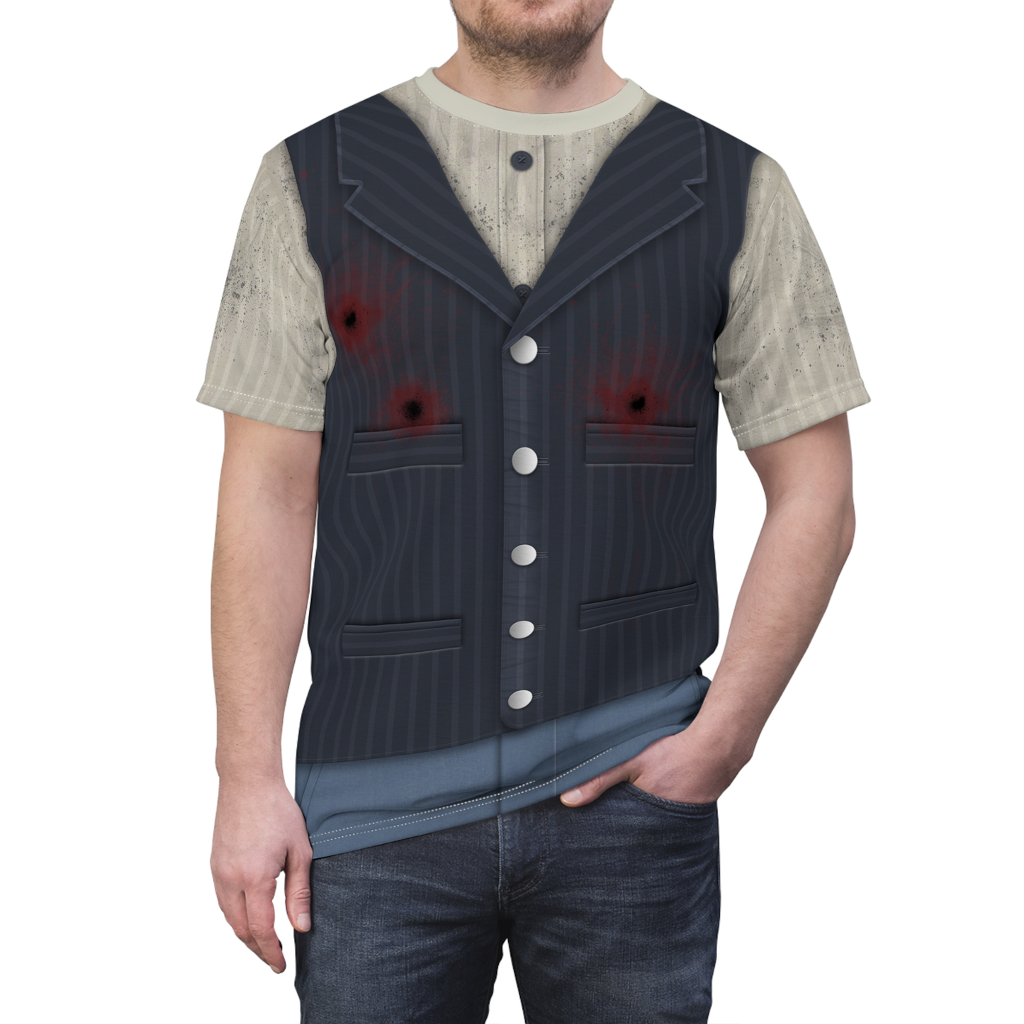 Cadaver Dans Waistcoat Shirt, Haunted Mansion Costume