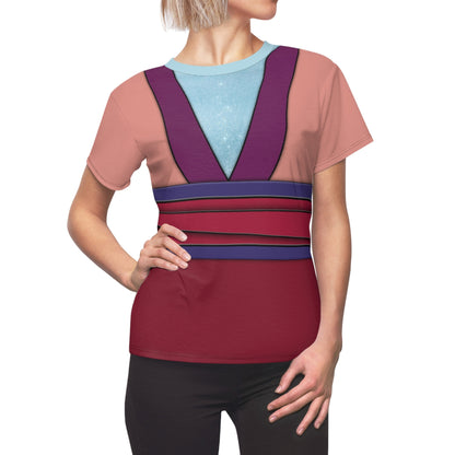 Mulan Pink Women's Shirt, Mulan Costume