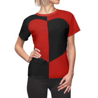 Queen Of Hearts Women's Shirt, Alice in Wonderland Costume