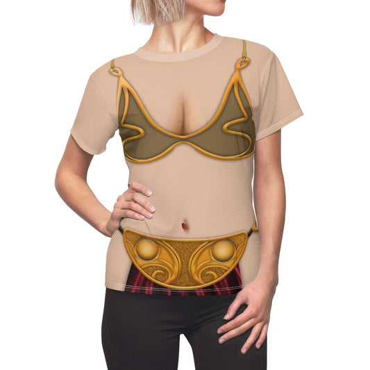 Leia Slave Women's Shirt, Star Wars Costume