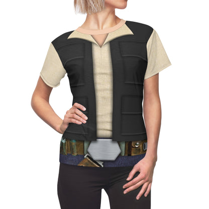 Han Solo Women Shirt, Star Wars Trilogy Costume