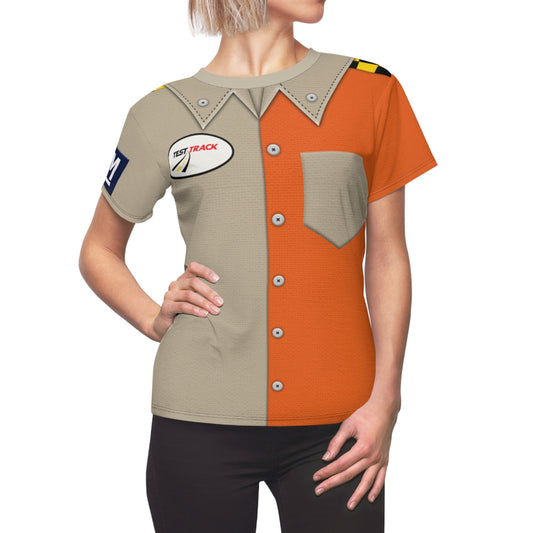 Test Track Women Shirt, Disney Cast Member Costume