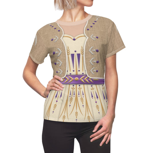 Princess Anna Cream Ceremony Women Shirt, Frozen 2 Costume