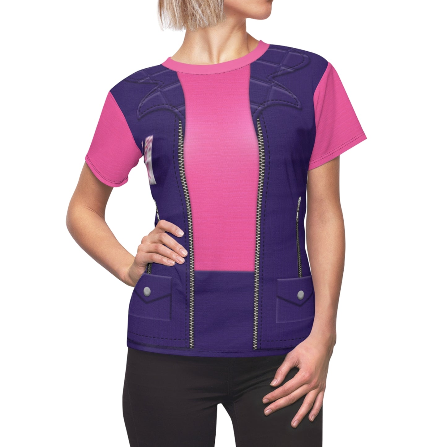 Nebula Wade Pink and Purple Women's Shirt, Zenon Costume