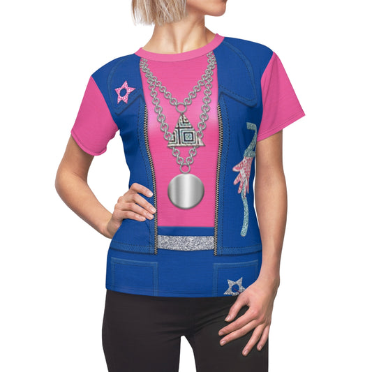 Zenon Kar Pink and Blue Women's Shirt, Zenon Costume