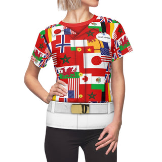 Epcot World Showcase Women Shirt, Cast Member Merch Costume