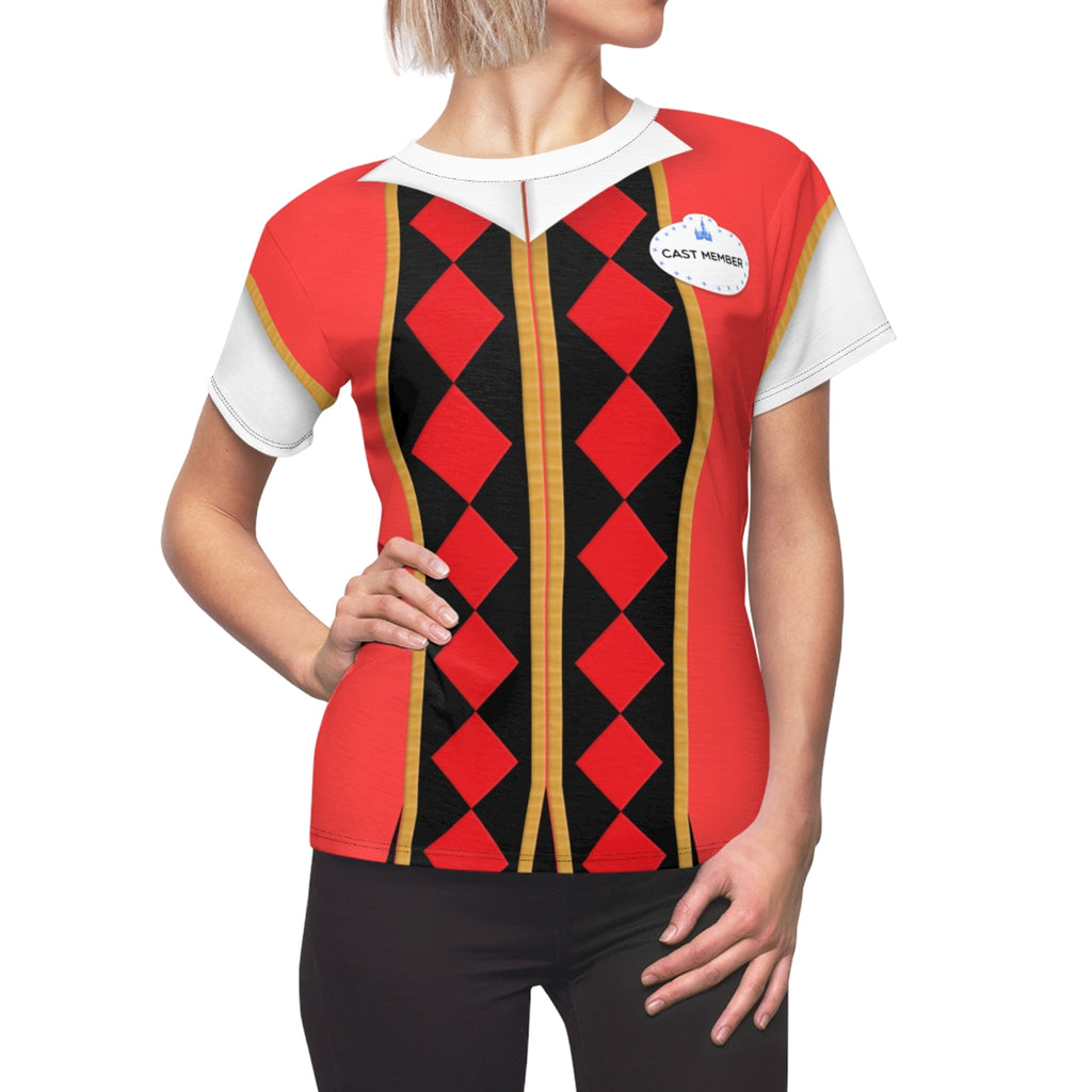 Red Fantasyland Women Shirt, Cast Member Merch Costume