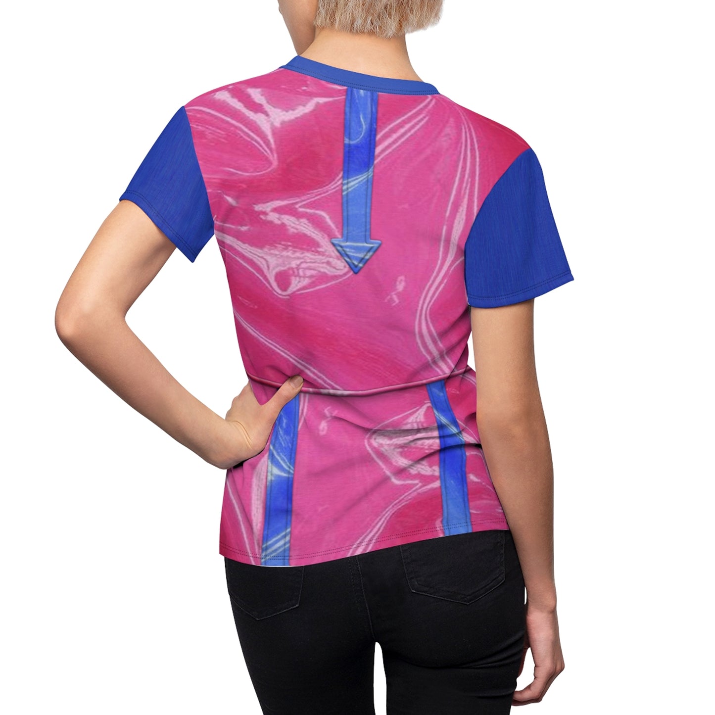 Nebula Wade Blue and Pink Women Shirt, Zenon Costume