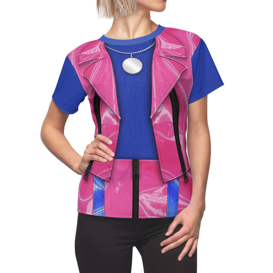 Nebula Wade Blue and Pink Women Shirt, Zenon Costume