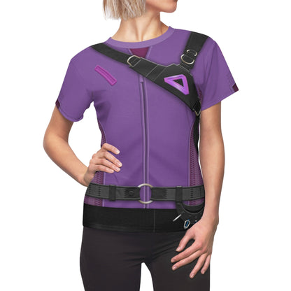 Kate Bishop Women's Shirt, Disney Marvel Hawkeye Cosplay Costume