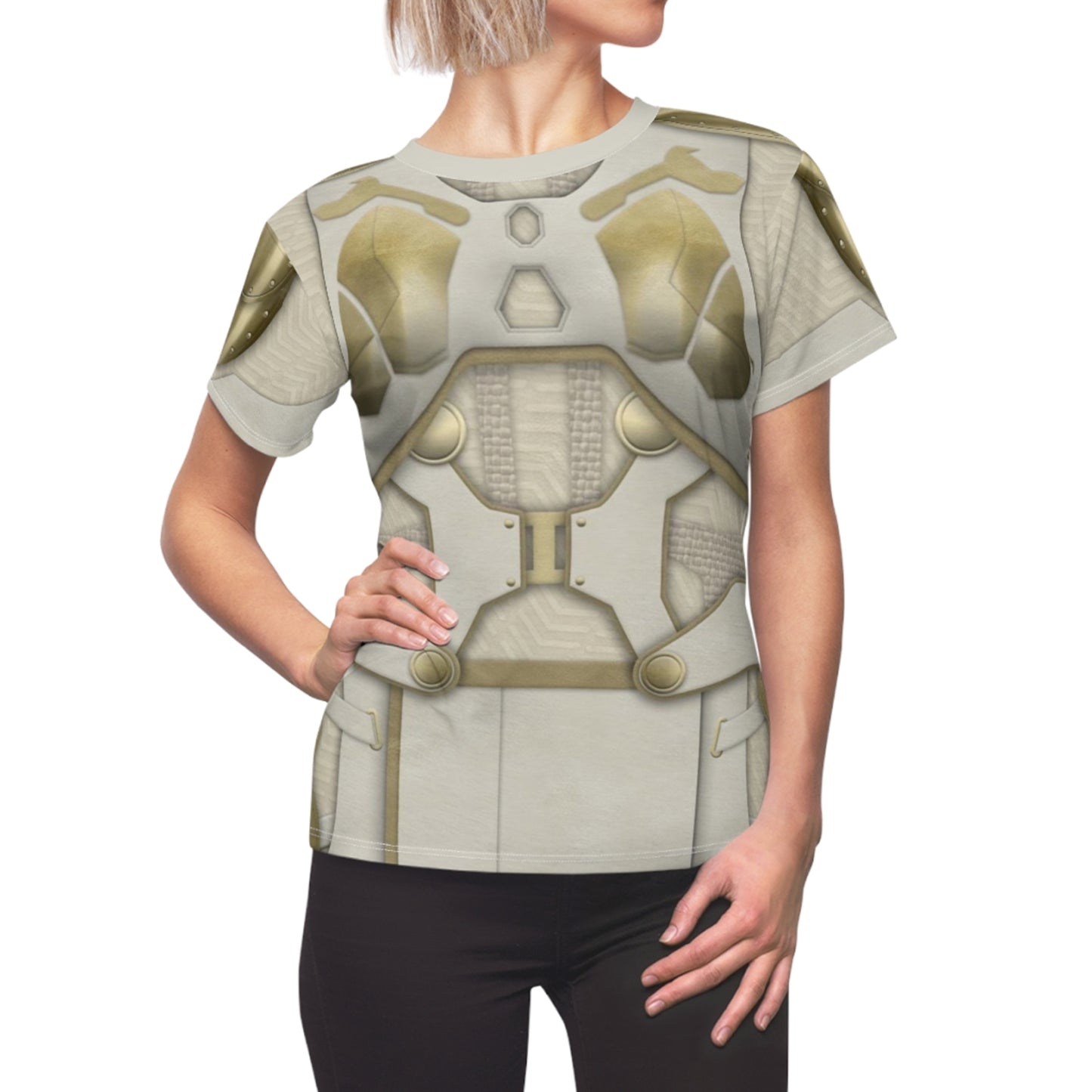 Valkyrie White Armor Shirt, Thor Ragnarok Costume