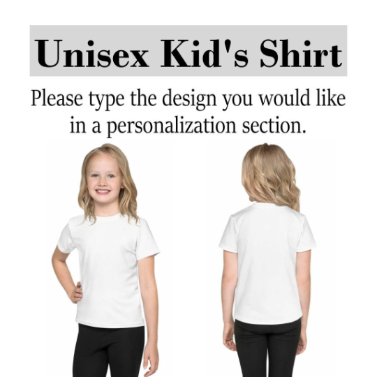 Custom Unisex AOP Kids Crew Neck Shirt