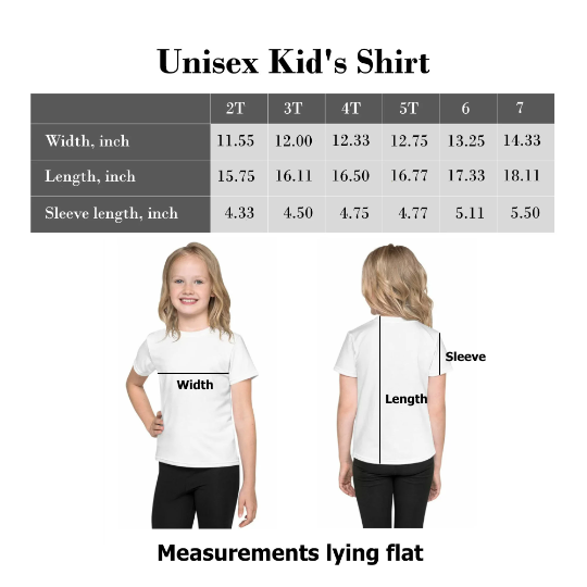 Custom Unisex AOP Kids Crew Neck Shirt