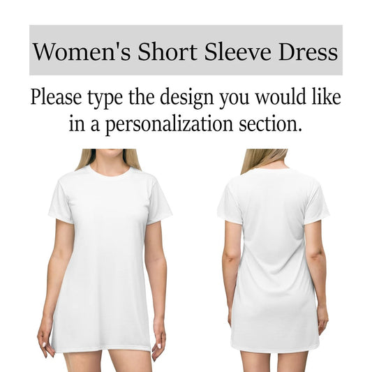 Custom AOP Short Sleeve Dress